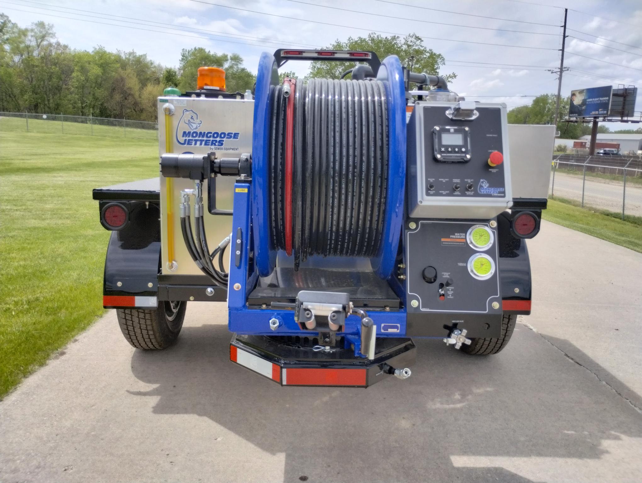 New 2023 Sewer Equipment Mongoose 184 HD Sewer Jet Trailer Mid Iowa